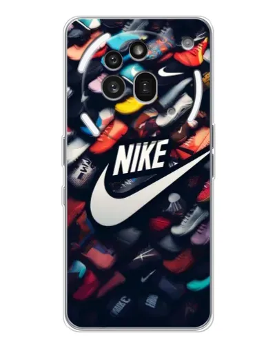 Чехол для Nothing Phone (3a) Pro с картинкой «Коллекция кроссовок Nike» Чехол для Nothing Phone (3a) Pro с картинкой «Коллекция кроссовок Nike»