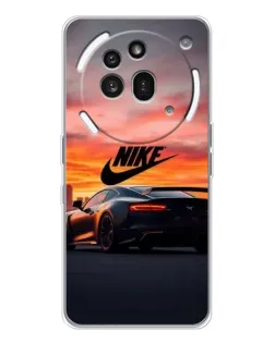 Чехол для Nothing Phone (3a) Pro с картинкой «Nike и суперкар»