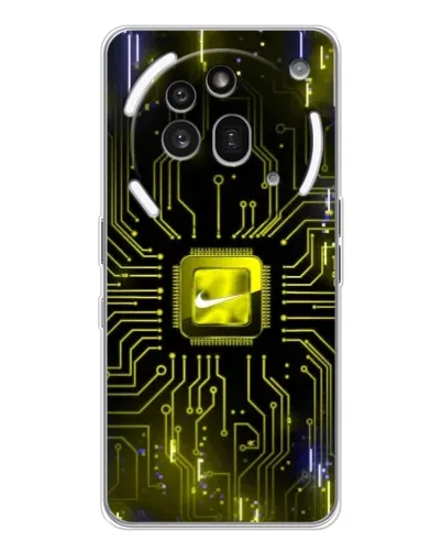 Чехол для Nothing Phone (3a) Pro с картинкой «Nike — золотая искра» Чехол для Nothing Phone (3a) Pro с картинкой «Nike — золотая искра»
