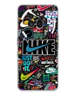 Чохол для Nothing Phone (3a) Pro з картинкою «Яскравий колаж Nike» Чохол для Nothing Phone (3a) Pro з картинкою «Яскравий колаж Nike»