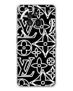 Чохол для Nothing Phone (3a) Pro з картинкою «Чорно-білий візерунок LV» Чохол для Nothing Phone (3a) Pro з картинкою «Чорно-білий візерунок LV»