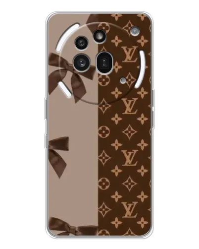 Чехол для Nothing Phone (3a) Pro с картинкой «Louis Vuitton — банты»
