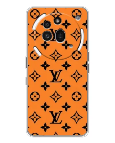 Чехол для Nothing Phone (3a) Pro с картинкой «Оранжевый стиль LV»