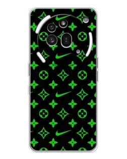 Чехол для Nothing Phone (3a) Pro с картинкой «Неоновый принт LV»