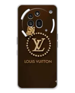 Чехол для Nothing Phone (3a) Pro с картинкой «LV — золотая печать»