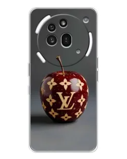 Чехол для Nothing Phone (3a) Pro с картинкой «Красное яблоко LV»