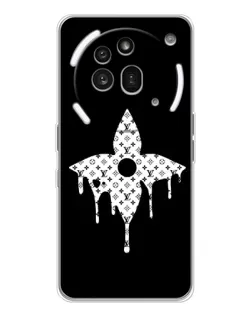 Чехол для Nothing Phone (3a) Pro с картинкой «Цветочная монограмма»