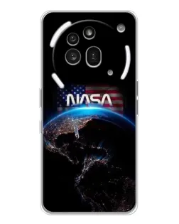 Чехол для Nothing Phone (3a) Pro с картинкой «Земля из космоса NASA»