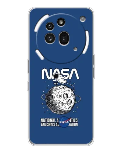 Чехол для Nothing Phone (3a) Pro с картинкой «NASA — лунная миссия» Чехол для Nothing Phone (3a) Pro с картинкой «NASA — лунная миссия»