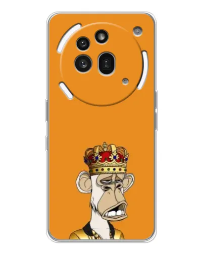 Чехол для Nothing Phone (3a) Pro с картинкой «Золотая обезьяна Bored Ape»