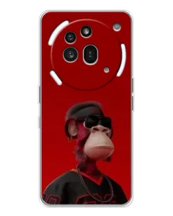 Чохол для Nothing Phone (3a) Pro з картинкою «Bored Ape в червоному» Чохол для Nothing Phone (3a) Pro з картинкою «Bored Ape в червоному»