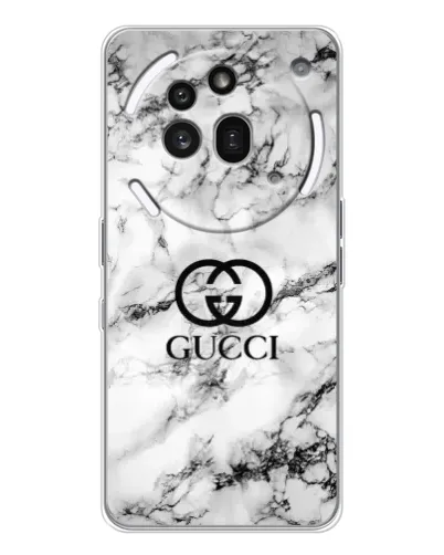 Чехол для Nothing Phone (3a) Pro с картинкой «Gucci — мраморный шик» Чехол для Nothing Phone (3a) Pro с картинкой «Gucci — мраморный шик»