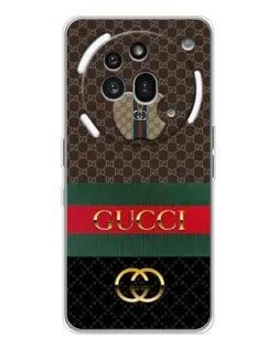 Чехол для Nothing Phone (3a) Pro с картинкой «Gucci — брендированный десерт»