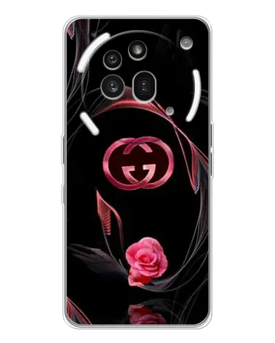 Чехол для Nothing Phone (3a) Pro с картинкой «Gucci — неоновая роза» Чехол для Nothing Phone (3a) Pro с картинкой «Gucci — неоновая роза»