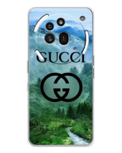 Чехол для Nothing Phone (3a) Pro с картинкой «Gucci — горный пейзаж»
