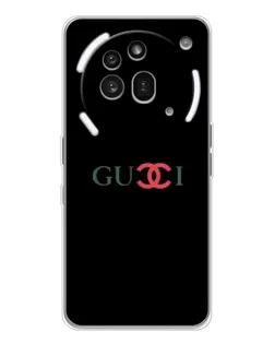Чехол для Nothing Phone (3a) Pro с картинкой «Gucci — красный градиент»