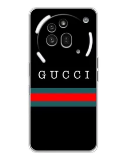 Чехол для Nothing Phone (3a) Pro с картинкой «Gucci — красный пояс»