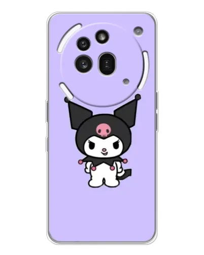 Чехол для Nothing Phone (3a) Pro с картинкой «Kuromi — нежный фиолетовый»