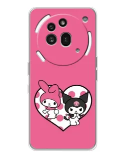 Чехол для Nothing Phone (3a) Pro с картинкой «Kuromi и My Melody» Чехол для Nothing Phone (3a) Pro с картинкой «Kuromi и My Melody»