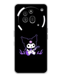 Чехол для Nothing Phone (3a) Pro с картинкой «Электрическая Kuromi» Чехол для Nothing Phone (3a) Pro с картинкой «Электрическая Kuromi»