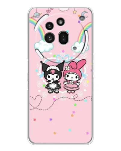 Чехол для Nothing Phone (3a) Pro с картинкой «My Melody и Kuromi»
