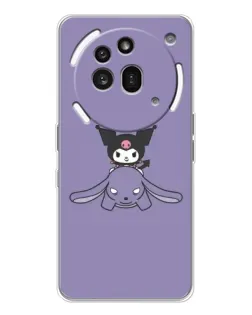 Чехол для Nothing Phone (3a) Pro с картинкой «Kuromi на лиловом фоне» Чехол для Nothing Phone (3a) Pro с картинкой «Kuromi на лиловом фоне»