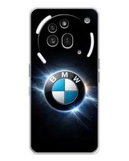 Чехол для Nothing Phone (3a) Pro с картинкой «BMW — неоновое сияние» Чехол для Nothing Phone (3a) Pro с картинкой «BMW — неоновое сияние»