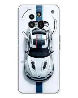 Чехол для Nothing Phone (3a) Pro с картинкой «Вид сверху — BMW M» Чехол для Nothing Phone (3a) Pro с картинкой «Вид сверху — BMW M»