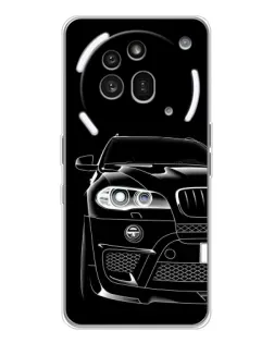 Чехол для Nothing Phone (3a) Pro с картинкой «Темный силуэт BMW»