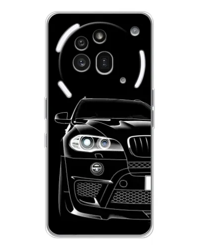 Чехол для Nothing Phone (3a) Pro с картинкой «Темный силуэт BMW»