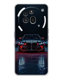 Чехол для Nothing Phone (3a) Pro с картинкой «BMW на мокрой дороге»