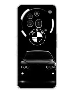 Чехол для Nothing Phone (3a) Pro с картинкой «BMW — взгляд из темноты»