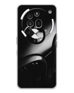 Чехол для Nothing Phone (3a) Pro с картинкой «Эмблема BMW — макро»
