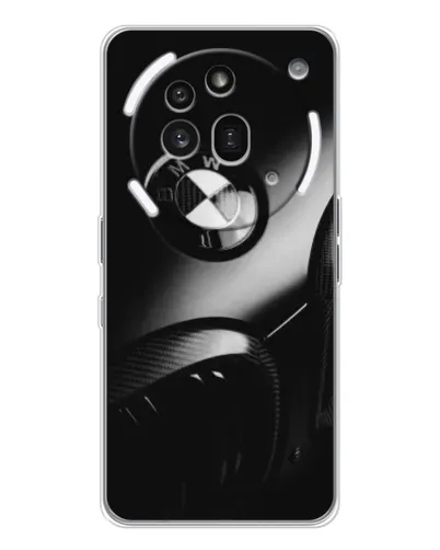 Чехол для Nothing Phone (3a) Pro с картинкой «Эмблема BMW — макро»