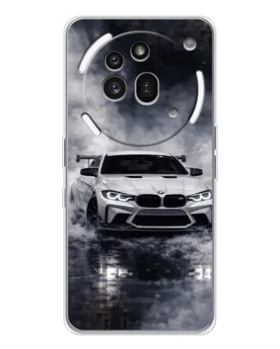 Чехол для Nothing Phone (3a) Pro с картинкой «BMW сквозь туман»