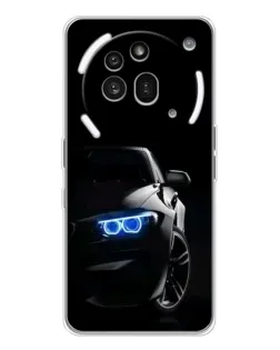 Чехол для Nothing Phone (3a) Pro с картинкой «BMW — ночной взгляд»