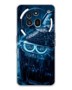 Чехол для Nothing Phone (3a) Pro с картинкой «BMW под дождем»