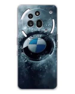 Чехол для Nothing Phone (3a) Pro с картинкой «Логотип BMW — лед»