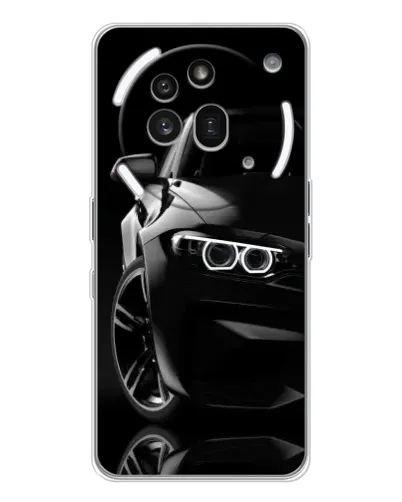 Чохол для Nothing Phone (3a) Pro з картинкою «Чорна BMW — профіль» Чохол для Nothing Phone (3a) Pro з картинкою «Чорна BMW — профіль»