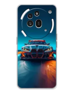 Чехол для Nothing Phone (3a) Pro с картинкой «BMW — огни неона»