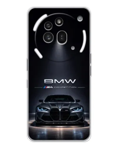 Чохол для Nothing Phone (3a) Pro з картинкою «BMW крізь нічне місто» Чохол для Nothing Phone (3a) Pro з картинкою «BMW крізь нічне місто»