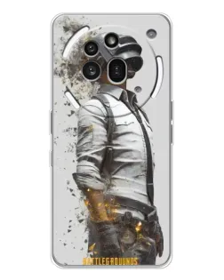 Чехол для Nothing Phone (3a) Pro с картинкой «PUBG — боец в пыли»