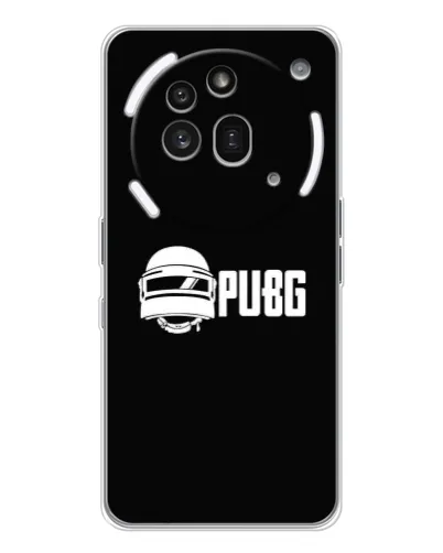 Чехол для Nothing Phone (3a) Pro с картинкой «PUBG — классический лого»