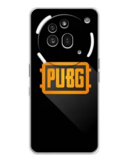 Чехол для Nothing Phone (3a) Pro с картинкой «PUBG — рамка лого»
