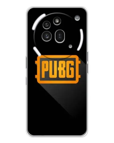 Чехол для Nothing Phone (3a) Pro с картинкой «PUBG — рамка лого»