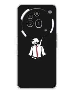 Чехол для Nothing Phone (3a) Pro с картинкой «PUBG — силуэт воина»