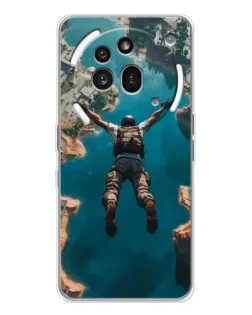Чехол для Nothing Phone (3a) Pro с картинкой «PUBG — свободное падение»