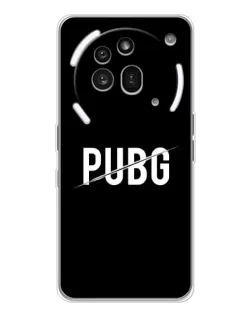 Чехол для Nothing Phone (3a) Pro с картинкой «PUBG — белый логотип»