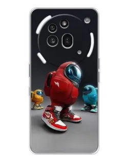 Чехол для Nothing Phone (3a) Pro с картинкой «Among Us — 3D стиль»