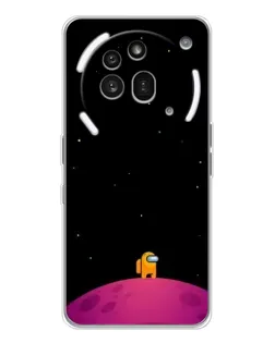 Чехол для Nothing Phone (3a) Pro с картинкой «Одинокий герой на планете»